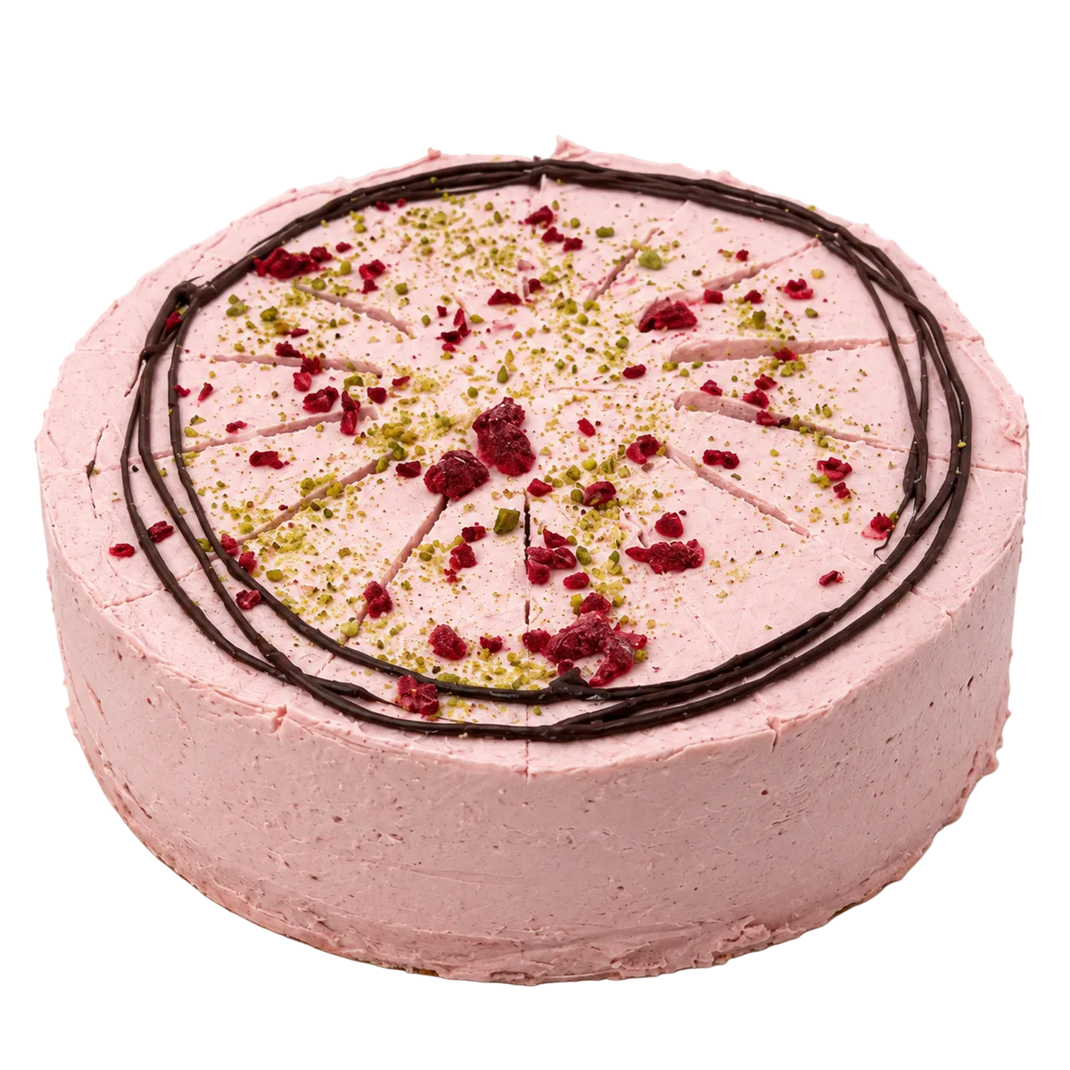 Chocoladetaart Frambozenfrosting