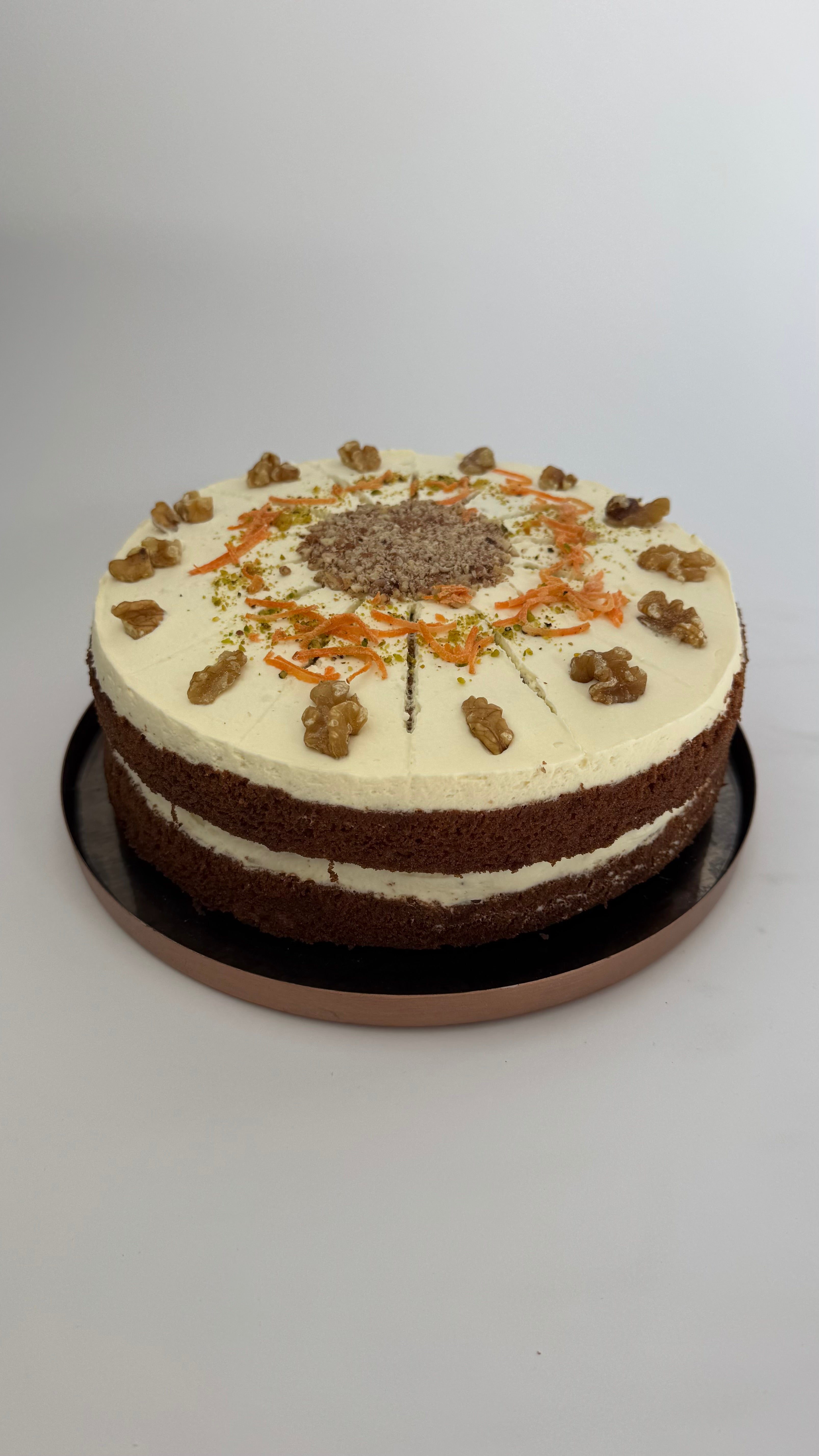 Worteltaart citroen roomkaasfrosting
